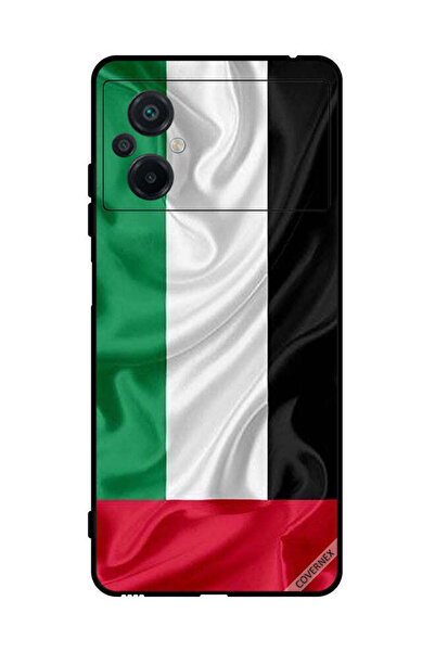 Covernex غطاء حماية لهاتف شاومي بوكو M5 4G، قماش علم الإمارات العربية المتحدة