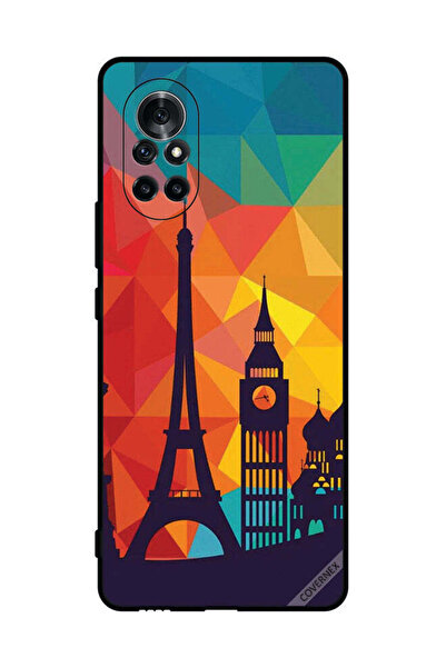 Covernex غطاء حماية لهاتف هواوي نوفا 8 - نمط باريس الملون