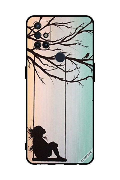 Covernex غطاء حماية لهاتف OnePlus Nord N10 5G، رسمة فنية لفتاة صغيرة حزينة