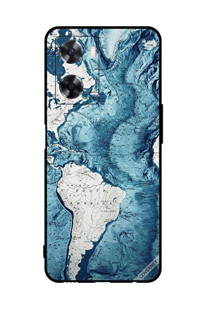 Covernex Protective Case Cover For Oppo A57s Map Art