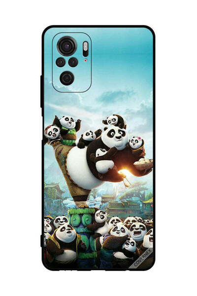 Covernex غطاء حماية لهاتف شاومي ريدمي نوت 10 إس 4 جي باندا وأطفاله