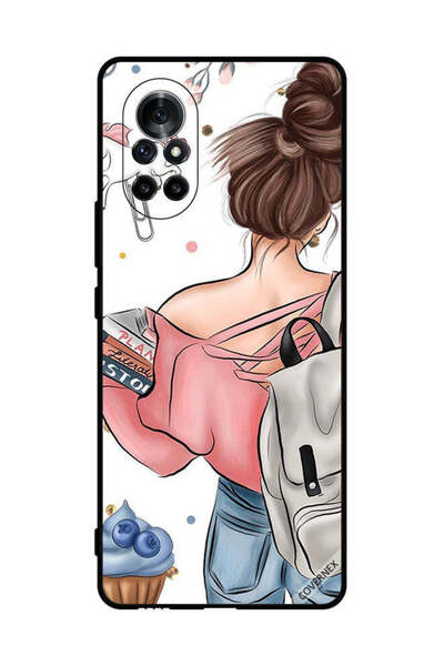 Covernex غطاء حماية لهاتف هواوي نوفا 8 مطبوع عليه رسومات يد فتاة
