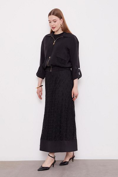 Levidor Floral Lace Skirt Set