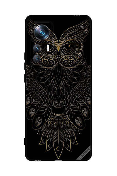 Covernex غطاء حماية لهاتف شاومي 12T Pro بتصميم بومة زهرية عصرية