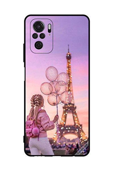 Covernex غطاء حماية لهاتف شاومي ريدمي نوت 10 4G فتاة تحمل بالونات