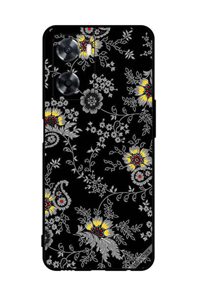 Covernex Protective Case Cover For Oppo A77s Artistic Flower Wallpaper