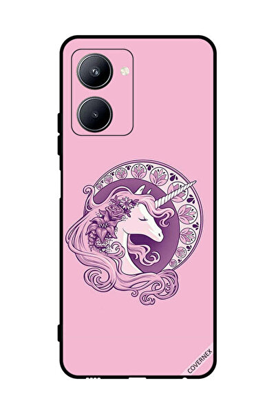Covernex غطاء حماية لهاتف Realme C33 - فن يونيكورن