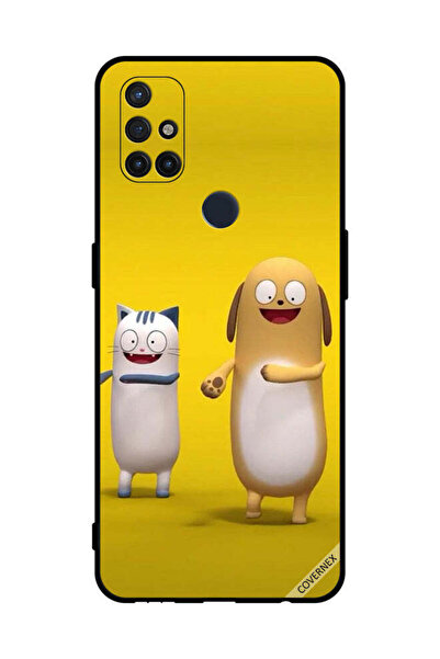 Covernex غطاء حماية لهاتف OnePlus Nord N10 5G قصة قطة وكلب