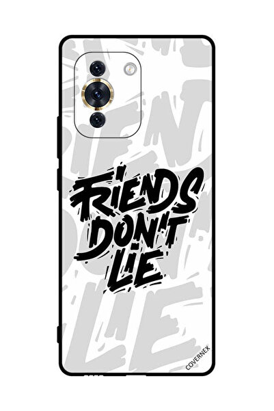 Covernex غطاء حماية لهاتف هواوي نوفا 10 - الخط العربي - الأصدقاء لا يكذبون