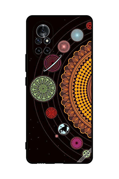 Covernex غطاء حماية لهاتف هواوي نوفا 8 - فن ماندالا للنظام الشمسي