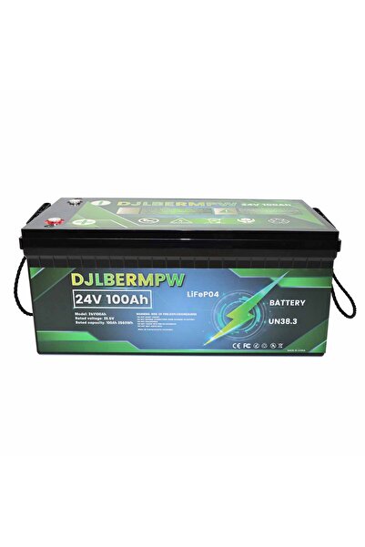 DONGJIN 25.6V (24VOLT) 100 Ah Amper 2560 Wh Lityum Batarya LiFePO4 Lityum Akü
