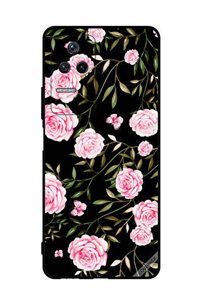 Covernex غطاء حماية لهاتف شاومي بوكو F4 5G ورود في باقات من الأوراق الصغيرة