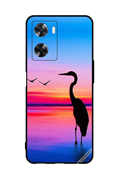 Covernex غطاء حماية لهاتف Oppo A77 4G - شوك وطيور