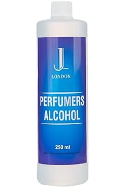 JAN LONDON قاعدة كحولية للعطور ٩٦٪، ٢٥٠ مل | مزيج منزلي الصنع مع الإيثانول، IPM، والبروبيلين للعطور وبخاخات الغرف