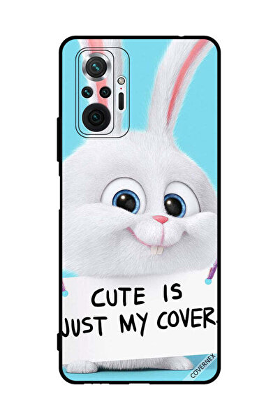 Covernex غطاء حماية لهاتف شاومي ريدمي نوت 10 برو، أرنب لطيف هو مجرد غطاء خاص بي
