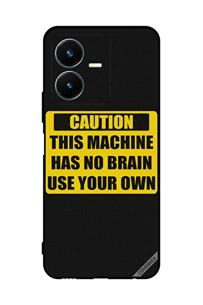 Covernex غطاء حماية لهاتف فيفو Y22 تحذير: هذا الجهاز لا يحتوي على دماغ استخدم...