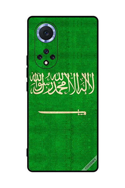 Covernex غطاء حماية لهاتف Honor 50 Pro بعلم المملكة العربية السعودية العتيق