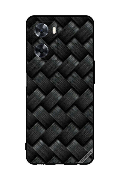 Covernex غطاء حماية لهاتف Oppo A77 4G بنمط خطوط داكنة