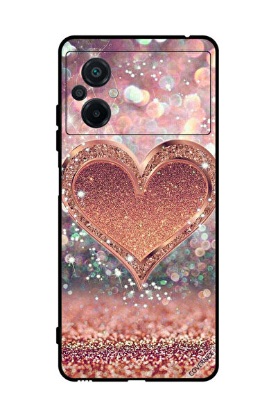 Covernex Protective Case Cover For Xiaomi Poco M5 4G Glitter Heart