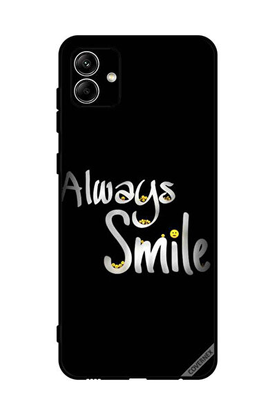 Covernex غطاء حماية لهاتف سامسونج جالاكسي A04 4G - ابتسم دائمًا