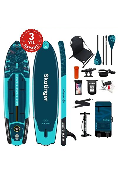 Skatinger Fishing Sup Paddle Board 378x96x(12+8)cm Koltuklu&olta Tutuculu Bal...