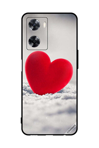 Covernex غطاء حماية لهاتف Oppo A77s - قلب أحمر جميل