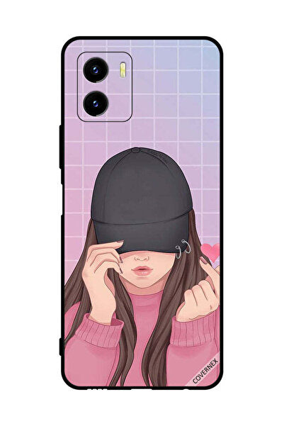 Covernex غطاء حماية لهاتف فيفو Y15s - فتاة ذات قبعة سناب لوف