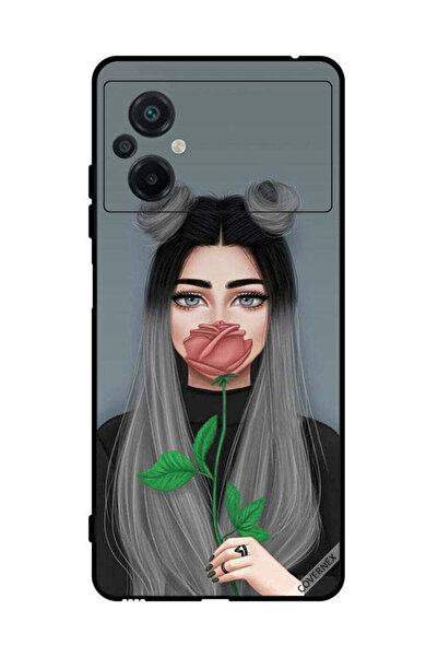 Covernex غطاء حماية لهاتف شاومي بوكو M5 4G، رسمة فتاة لطيفة