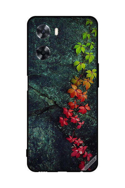 Covernex غطاء حماية لهاتف Oppo A57s بأوراق جميلة