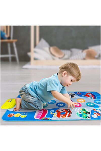 SOLTOY Covoras muzical interactiv si educativ pentru copii cu melodii 80 x 50 cm SOLTOY® Baby Toddler Mat
