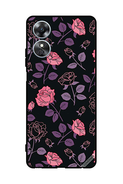 Covernex غطاء حماية لهاتف Oppo A17 - زهور باستيل جوث