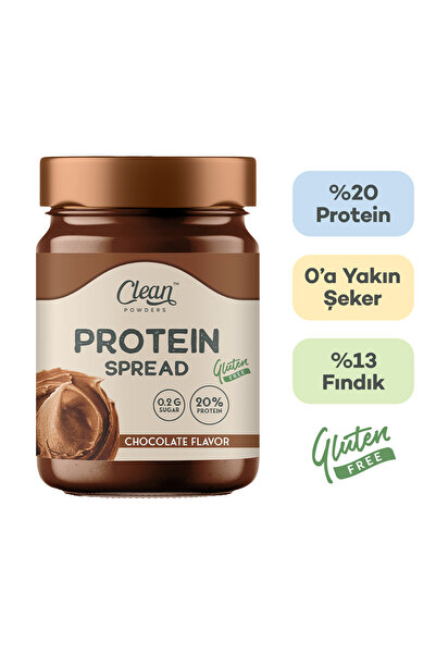 Clean Powders Proteinli Çikolatalı Fındık Kreması (PROTEİN SPREAD) 350 gr - ( 3 Adet )
