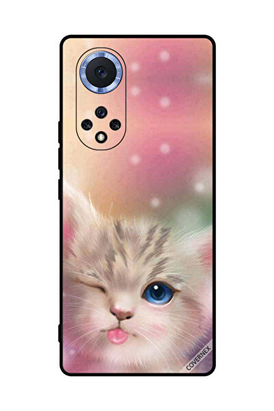 Covernex غطاء حماية لهاتف Honor 50 Pro بتصميم قطة لطيفة