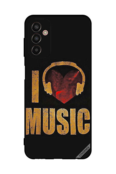 Covernex غطاء حماية لهاتف سامسونج جالاكسي F13 - أنا أحب الموسيقى فينتاج