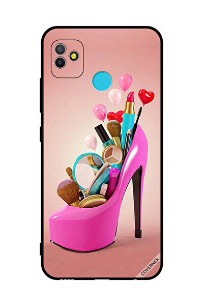 Covernex غطاء حماية لهاتف Tecno Pop 5 مع أدوات مكياج