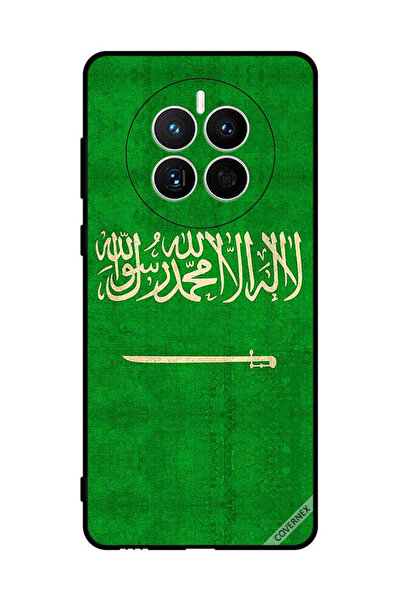Covernex غطاء حماية لهاتف هواوي ميت 50 إي، علم المملكة العربية السعودية، عتيق