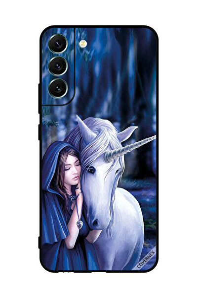 Covernex غطاء حماية لهاتف سامسونج S22+ 5G فتاة تحب وحيد القرن