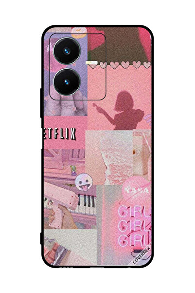 Covernex غطاء حماية لهاتف Vivo Y22s - مشبك فني للبنات