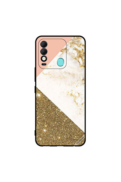 Covernex غطاء حماية لهاتف تكنو سبارك 8 بنقشة لامعة ورخامية