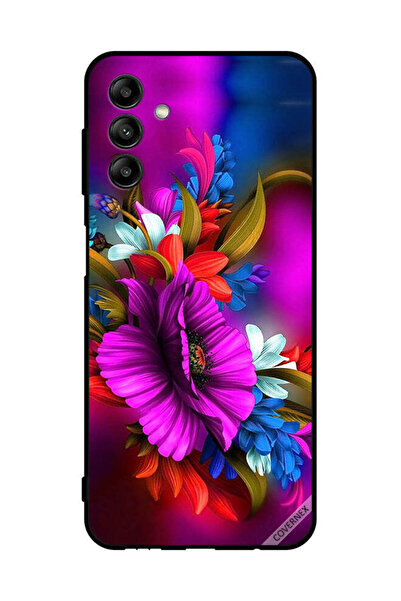 Covernex غطاء حماية لهاتف سامسونج جالاكسي A04s برسومات زهور عالية الدقة