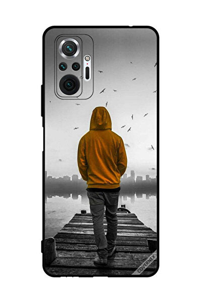 Covernex غطاء حماية لهاتف شاومي ريدمي نوت 10 برو - فتى حزين يمشي