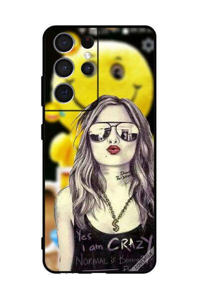 Covernex غطاء حماية لهاتف سامسونج S21 Ultra 5G نعم أنا مجنون، العادي ممل