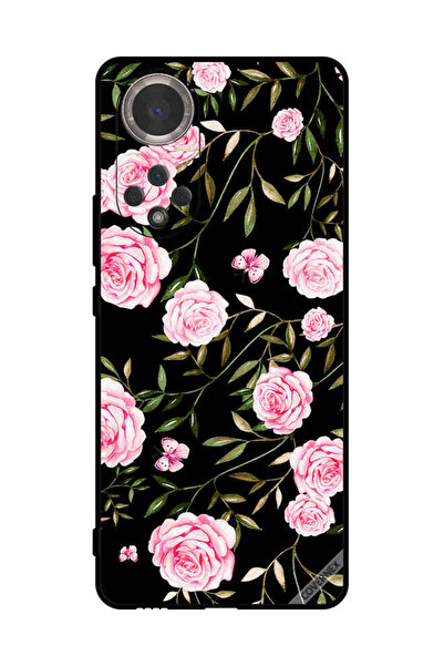 Covernex غطاء حماية لهاتف Honor 50 ورود في باقات من الأوراق الصغيرة