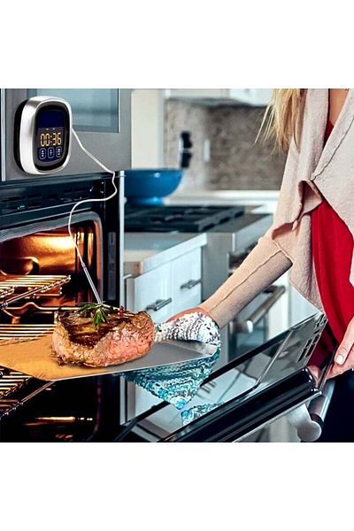 NewEvo ® Digital Kitchen Thermometer, for Meat, Liquids, Touch Screen Display, Quick Read Function
