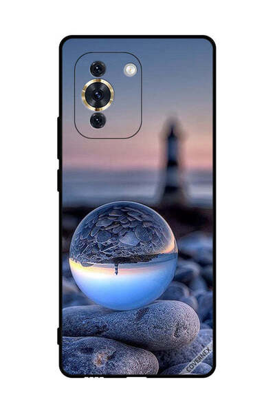 Covernex غطاء حماية لهاتف هواوي نوفا 10 برو، تصوير رائع للطبيعة في زجاج دائري