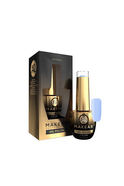 Makeart Baby Lac de unghii semipermanent Special Edition Makear, 914 albastru deschis, 8 ml