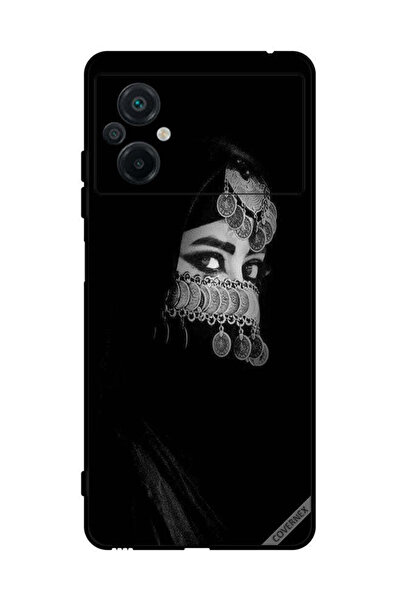 Covernex غطاء حماية لهاتف شاومي بوكو M5 4G، فتاة ذات عيون جميلة ووجه مجوهرات
