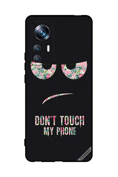 Covernex Protective Case Cover For Xiaomi 12T Pro Don't Touch My Phone Floral