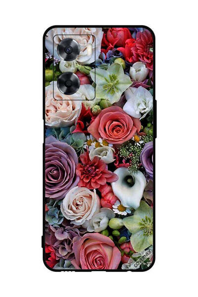 Covernex غطاء حماية لهاتف Oppo A57s - ورود
