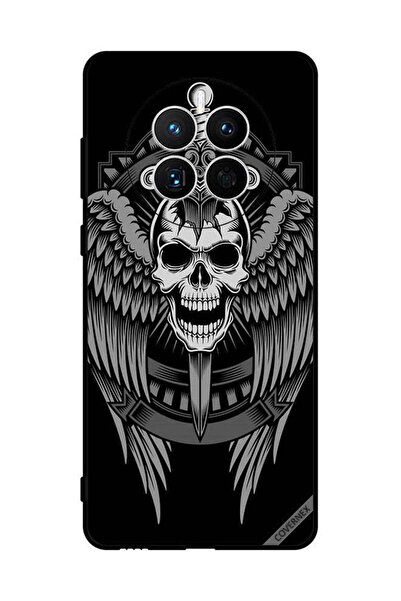 Covernex غطاء حماية لهاتف هواوي ميت 50 - جمجمة وأجنحة نسر